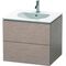 Duravit Waschtischunterbau L-CUBE 514x620x550mm eiche kaschmir