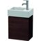 Duravit Waschtischunterbau L-CUBE 400x364x241mm Ans links kastanie dunkel