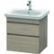 Duravit Waschtischunterbau DURASTYLE 448x580x610mm pine silver