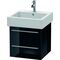 Duravit Waschtischunterbau X-LARGE 443x450x448mm schwarz hochglanz