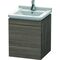 Duravit Waschtischunterbau L-CUBE 447x460x558mm Anschlag links pine terra