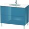 Duravit Waschtischunterbau L-CUBE 534x1020x704mm stone blue hochglanz