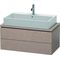 Duravit Konsolenunterschrank L-CUBE 400x920x477mm eiche kaschmir