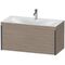 Duravit Waschtischunterbauset XVIU 1000x480mm e. HL sw ma / ta s-matt Ra 83