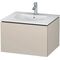 Duravit Waschtischunterbau L-CUBE 514x620x400mm taupe