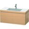 Duravit Waschtischunterbau L-CUBE m WT Vero Air 500x1000x480mm 1 HL Ei geb