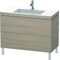 Duravit Waschtischunterbau L-CUBE m WT Vero Air 698x1000x480mm 1 HL pi sil