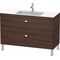 Duravit Waschtischunterbau BRIOSO 701x1200x480mm m WT Vero Air Gri chr o H