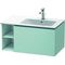 Duravit Waschtischunterbau L-CUBE 400x820x481mm Be rechts lichtblau matt