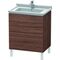 Duravit Waschtischunterbau L-CUBE 469x670x712mm nussbaum dunkel