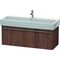 Duravit Waschtischunterbau X-LARGE 443x1150x448mm nussbaum dunkel