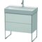 Duravit Waschtischunterbau XSQUARE 731x784x460mm weiß seidenmatt