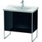 Duravit Waschtischunterbau XSQUARE 805x810x473mm schwarz hochglanz