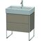 Duravit Waschtischunterbau XSQUARE 731x684x460mm leinen