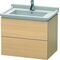 Duravit Waschtischunterbau L-CUBE 469x670x558mm mediterrane eiche