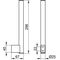 Keuco Ersatzrollenhalter PLAN vertikale Ausf vc