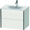 Duravit Waschtischunterbau XVIU 557x710x480mm Prof. sw matt weiß matt