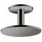 Kopfbrause 250 2jet AXOR Deckenmontage polished black chrome