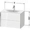 Duravit Waschtischunterbau XVIU 810x557x480mm 2 Sk Prof. sw ma ta s-matt