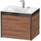 Duravit Möbelwaschtischset XVIU 600x480mm sw ma / we s-matt Ra B1 1 HL