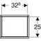 Geberit Hochschrank ONE 1 Tür 360x1800x291mm sa-gr lack hgl