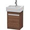 Duravit Waschtischunterbau Ketho 320x400x550mm Anschlag links basalt matt