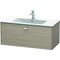 Duravit Waschtischunterbau BRIOSO Griff chrom 442x1020x479mm pine silver