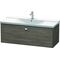 Duravit Waschtischunterbau BRIOSO Griff chrom 450x1220x479mm pine terra