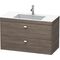 Duravit Waschtischunterbau BRIOSO 613x1000x480mm m WT Vero Air Gri chr 1 H