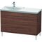 Duravit Waschtischunterbau L-CUBE 1220x481x709mm nussbaum dunkel