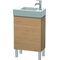 Duravit Waschtischunterbau L-CUBE 582x480x240mm Ans li europäische eiche