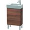 Duravit Waschtischunterbau L-CUBE 582x480x240mm Ans links nussbaum natur