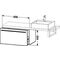 Duravit Konsolenunterschrank X-LARGE 440x800x478mm lichtblau matt