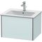 Duravit Waschtischunterbau XSQUARE 400x810x478mm taupe seidenmatt