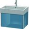 Duravit Waschtischunterbau XSQUARE 397x684x460mm stone blue hochglanz