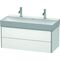 Duravit Waschtischunterbau XSQUARE 397x984x460mm weiß matt