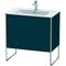 Duravit Waschtischunterbau XSQUARE 832x810x478mm nachtblau seidenmatt