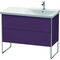 Duravit Waschtischunterbau XSQUARE Be re 805x1010x473mm auber seidenmatt