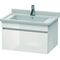 Duravit Waschtischunterbau DURASTYLE 470x650x406mm graphit matt/basalt matt