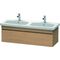 Duravit Waschtischunterbau DURASTYLE 448x1230x398mm eur. Eiche/europäische Ei