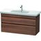 Duravit Waschtischunterbau DURASTYLE 448x1130x610mm nussbaum natur