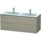 Duravit Waschtischunterbau L-CUBE 1290x481x555mm pine silver