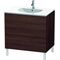 Duravit Waschtischunterbau L-CUBE 534x820x704mm kastanie dunkel