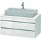 Duravit Konsolenunterschrank DURASTYLE 512x1000x548mm kastanie dunkel/weiß matt