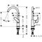 HG Einhebel-Waschtischmischer 210 LOGIS DN 15 m Schw-ausl o Ablaufgarnitur chrom