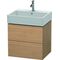 Duravit Waschtischunterbau L-CUBE 544x584x459mm europäische eiche