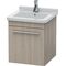 Duravit Waschtischunterbau X-LARGE 443x440x510mm Anschlag links taupe