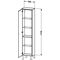 Duravit Hochschrank BRIOSO 1770x420x240mm G. Frontfarbe TA li bet-g