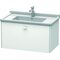 Duravit Waschtischunterbau BRIOSO Griff Frontfarbe 452x820x469mm weiß matt