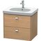 Duravit Waschtischunterbau BRIOSO Griffe chr 563x620x469mm europ. eiche